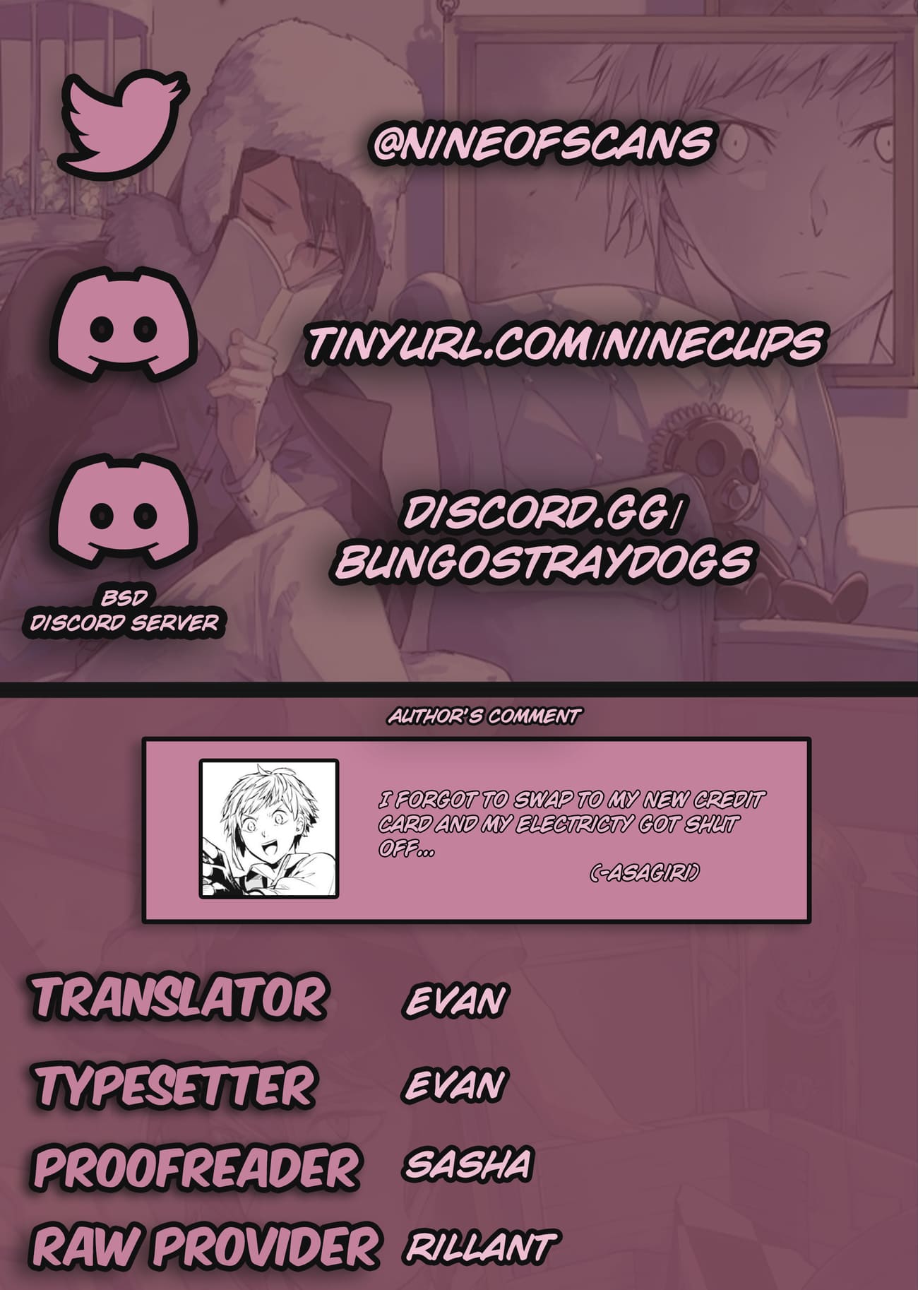 Bungou Stray Dogs, Chapter 112 image 01